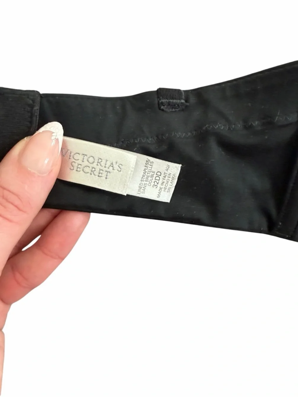 Victoria's Secret Black Strapless Molded Underwire Bra - Picture 5 of 5